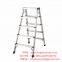 Aluminum double sided ladder 5 steps