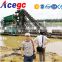 River bucket chain ladder excavator gold dredge for sale