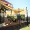 100% Virgin HDPE Material Backyard Triangle Sun Shade Sail cloth