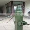 18m to 20m telescoping manual winch mast for microwave antenna with rotating base