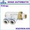 GOGO ATC High quality fittings KQ2VD06-02S O.D 6mm thread Rc 1/4 double universal male elbow one-touch pneumatic components