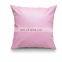 Home Decorative sofa cushion Solid Leather waterproof throw pillow covers