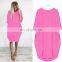 Wholesale women plus size casual dress with side pockets