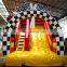 Outdoor Traffic Signals Theme Funny Inflatable Castle And Slide For Children Play Center