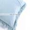 Repreve 100% polyester latest design Luxurious fashion blue Mongolian long hair long fur cushion for home decor