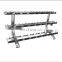 15 pairs gym fitness Dumbbell Professional 3 Tier  Dumbbell Rack TT02C