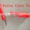 Auto Repair Tools Double Ended Plastic Screwdriver Valve Core 2-way Schrader Valve Core Remover