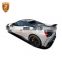 NEW PRODUCTS AUTO PARTS MY STYLE CARBON FIBER REAR ENGINE HOOD FOR 488 SPIDER CAR BONNET