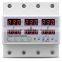 Over Under Voltage Protector Adjustable Voltage Protector 63A DinRail 230V Adjustable Over And Under