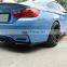 JC Sportline Carbon Fiber F82 F83 M4 Body Kit Side Skirt for BMW M3 M4 14-19