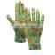 SunnyHope colorful customized nylon liner 13g nitrile cheap safety work glove for gardening
