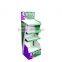 Corrugated advertising cardboard display rack