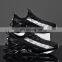 2021 Christmas knife new flying woven breathable leisure sports small white large size shock absorption running trend shoes