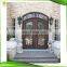 thermal break custom wrought iron metal front security doors