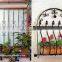 Latest design house fabrication wrought iron new window grill design