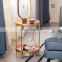 Coffee Table Storage Removable Small Nordic Gloss Top Tray Modern Living Room Round Set Modern Metal Side Coffee Table Gold IRON
