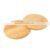 New Decoration Small Wooden Packaging Bamboo Round Cutting Thin Cheese Board Charcuterie