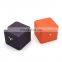 Romance Luxury Customized Pu leather Led Ring Box
