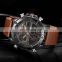 NAVIFORCE NF9134 Stylish digital analog sports military watches leather chronograph wach men sport watches