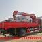 Factory sale good price HOWO 4*2 LHD 6.3T truck mounted on crane boom for sale