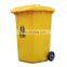 China hotsale street large customized classification 1100 liter plastic medical wheeled garbage container waste bins with lids