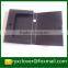 Office plastic hook and loop box file folder with finger ring