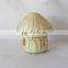 Hot Sale Wicker Mushroom House Bag with Handle, Rattan Cute Doll House Bag Kids Toys Wholesale Supplier