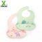 Wholesale Bpa free silicone Adjustable waterproof Food Catcher Baby Silicone Feeding Bibs