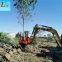 China skid steer tree spade China skid steer tree transplanter