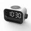New Arrival Innovative Cute Robot Multi-Purpose Active 15W Magnetic Wireless Charging LED Bluetooth Speaker With Alarm Clock