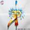 metal animals garden decoration with birds-head sticks