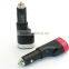 2015 newest factory supply car charger aluminum led flashlight