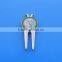2016 hot sale blank magnetic golf divot tool with ball marker