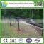 Used black Galvanized/pvc temporary construction chain link fence for sale factory