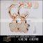Women New fashion Natural ziron 925 sterling silver jordan earring