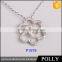 Not to be missed goods stone silver pendant silver flower pendant