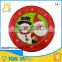 most attraction Christmas themed 14" dinner melamine plastic plates