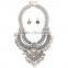 Boho Style Crescent Fringed Crude Chain Clavicle Necklace Fashion Coin Jewelry Set