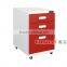 Unique Design 3 Drawer Rounded Mobile Pedestal Cabinet