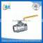 casting stainless steel 2 pc ball valve 1000 wog 304