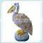 funny indoor decorative resin sea bird statue