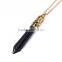 Beautiful 5 pcs Lapis Lazuli/Green Aventurine/Yellow Tiger Eye/Red Agate/Black Onyx Gold Jewelry Necklace Pendant
