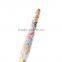 High Quality Flower Printed Plastic Handle Cosmetic Makeup Brush