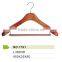 Multifunction natural wood clothes hanger