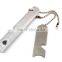 Rescue metal survival kit flint fire starter+ compass + bottle opener