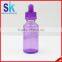 e Juice 30ml Purple Glass Dropper Bottle With Childproof Cap