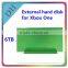 Hot sale video game & accessories 6tb hard disk drive, new arrival hdd cover for xbox one game console, customized hdd external