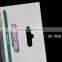 clear opp printing heat sealing header bag with self adhesive seal