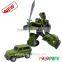 Hot sale high quality plastic deformation robot transformable car toys