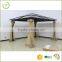 XY-CG-15016 Plastic roof top outdoor garden gazebo/hard top gazebo canopy tent